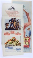 Western Hollywood Movie Posters: Fort Yuma & Rio C