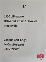 1000 Li Propane