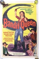 1950 "Bandit Queen Linen-Backed Movie Poster