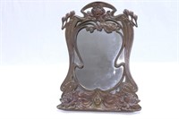 Antique Art Nouveau Female Figure Mirror/Frame