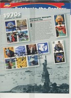 USPS Celebrate The Century 1970s Sheet of Fifteen