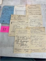 Antique Prescription forms- Mostly So. IL