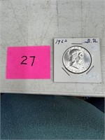 1962 Franklin 1/2 dollar
