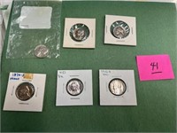 Jefferson nickels-silver