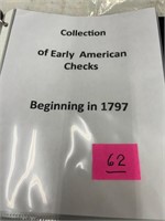 Early American checks