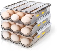 Large Capacity Egg Holder, Auto Scrolling Egg Box