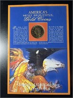 1837 COPY $2.50 Gold Piece Card