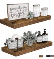 QEEIG FLOATING SHELVES WALL SHELF 24 INCHES -