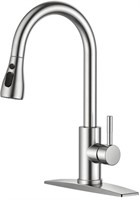 FORIOUS PULL DOWN KITCHEN FAUCET(BRUSHED NICKEL)