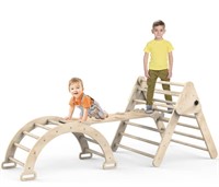 WOODEN 4 IN 1 GYM 70 x31IN