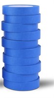 EFOK 10 ROLLS OF PAINTERS TAPE (BLUE) 1 INCH X 55