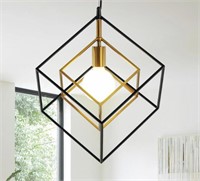 SHANSRUI MODERN GEOMETRIC CHANDELIER - 13.77IN W