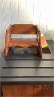 1- Kids Wooden Booster Chair