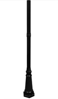 GAMA SONIC IMPERIAL LAMP POST (BLACK) 9 X 79 INCH