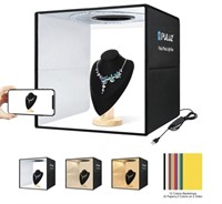 PULUZ LED PHOTO BOX 12COLOURED BACKDROPS 40CM