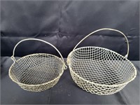 Heavy Metal Wire Mesh Baskets Resale $40