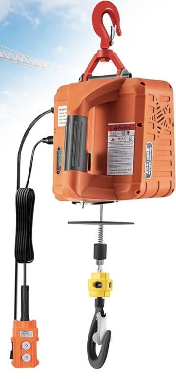 VEORE 3-IN-1 PORTABLE ELECTRIC HOIST WINCH