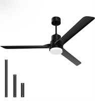 ALESCU BLACK CEILING FANS WITH LIGHTS