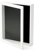 FOREVER FRAMES SHADOW BOX DISPLAY CASE (WHITE)