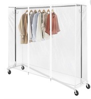 GREENSTELL CLOTHING RACK(59 X  24 X 63IN) SILVER