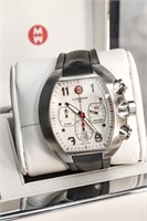 Michele Turbina XL Chronograph Ivory with Rubber
