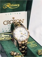 Croton Reliance White with Stainless Steel Band
