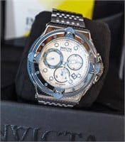 Invicta Reserve Collection Silver / Blue Dial and