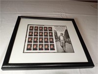 James Dean Stamp Full Sheet Display