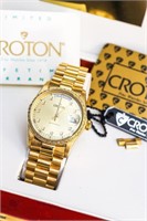 Croton 14k Gold with Gold Band (Band Needs Repair)