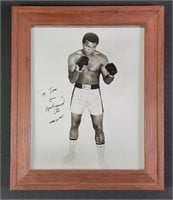 Muhammad Ali Signed B/W Photograph