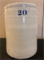 20 Gallon Stoneware Crock