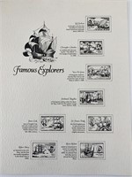 Famous Explorers Stamps