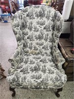 Vintage Upholstered Chair As Is