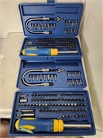Lot of 2 Eazypower Screw Driver Sets