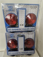 2pks Camco Toold 12v Magnetic Trailer Lights