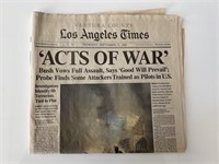 LA Times September 13th 2001- ACT of War
