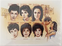Cleopatra Elizabeth Taylor Stamp Sheet