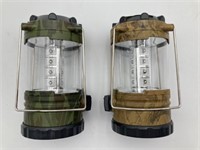 2pc Camping LED Lanterns with Compass