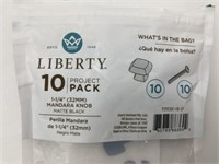 10pc Liberty Project Pack 1-1/4" Mandara Knobs Mat