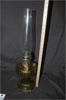 Vintage Aladdin Model B Corinthian Amber Oil Lamp