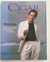 Cigar Aficionado Michael Douglas original vintage