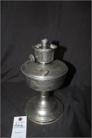 Vintage Aladdin Model 12 Nickel Oil Lamp