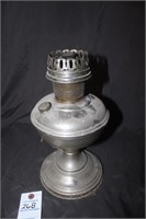 Antique Aladdin Model 11 Nickel Table Lamp