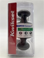 Kwikset Hall & Closet Microban Door Handle