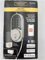 Defiant Smart Wi-Fi Deadbolt Satin Nickel