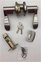 Callan Entrance Keylock Brushed Nickel