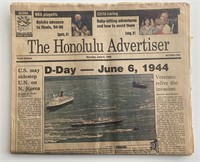 The Honolulu Advertiser D-Day 50th year commemorat