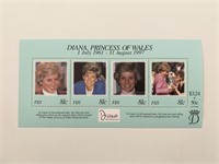 Fiji Diana Princess of Wales commemorative stamp s