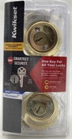 Kwikset Double Cylinder Deadbolt Smartkey Gold