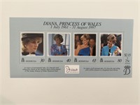 Bermuda  Diana Princess of Wales commemorative sta